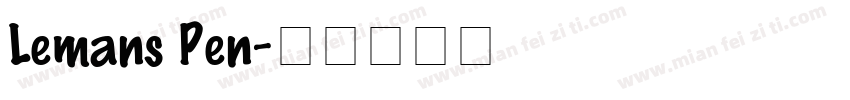 Lemans Pen字体转换